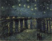 Vincent Van Gogh Starry Night over the Rhone oil painting reproduction